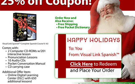 promotional christmas coupon