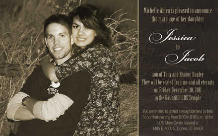 wedding announcement