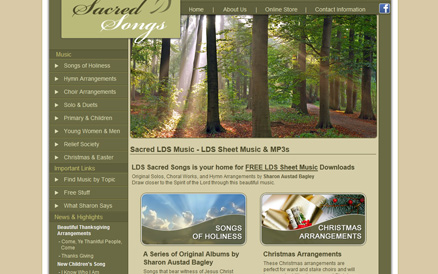 lds sacred songs website